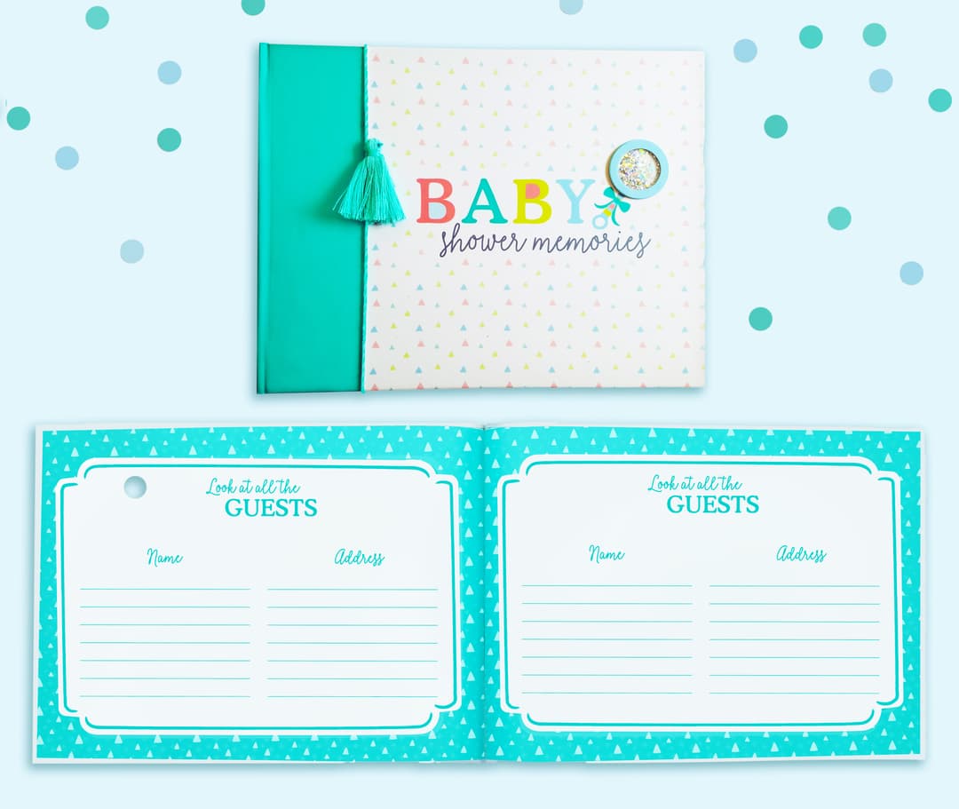 Baby shower book